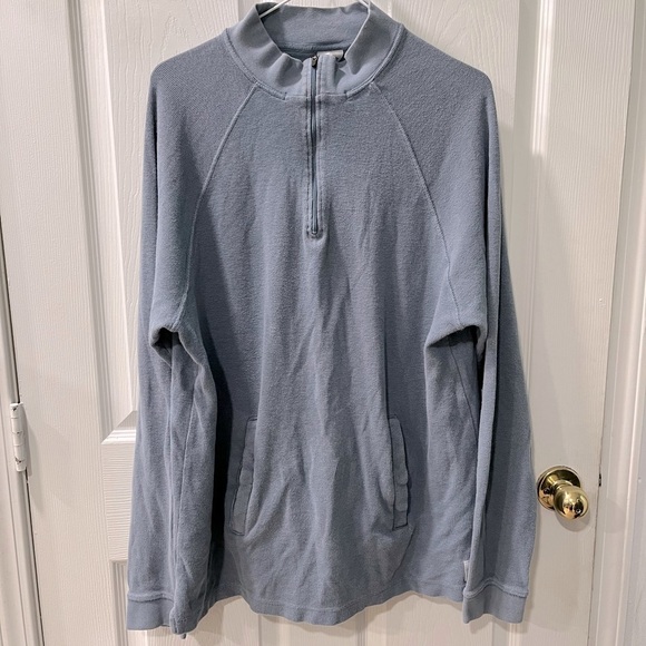 Carhartt baby blue pullover sweatshirt size large - Picture 1 of 7